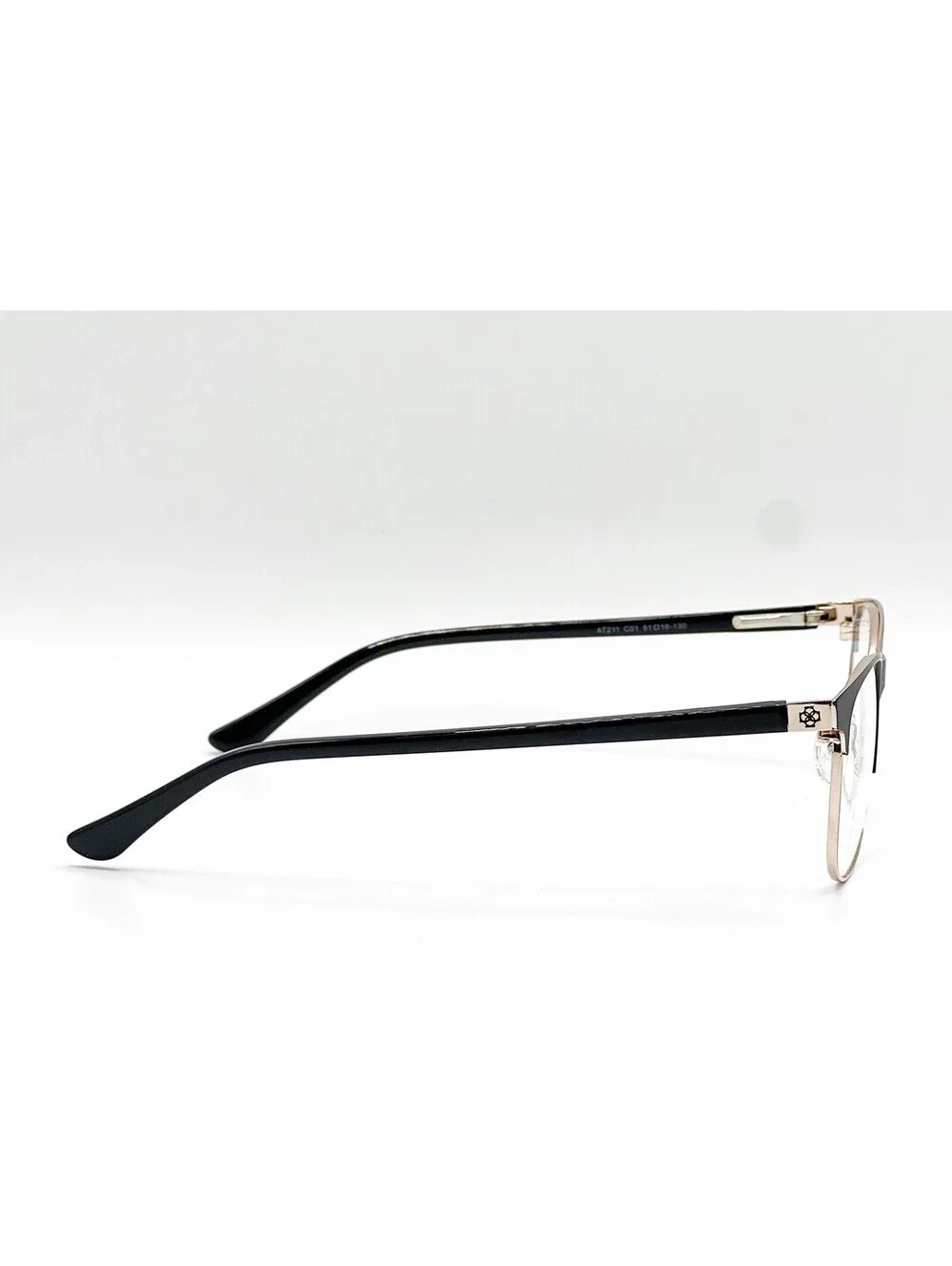 Ann Taylor At211 C01 Black/Gold Authentic Eyeglasses 51-16-130